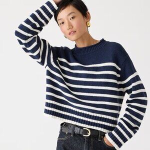 J.Crew Rollneck™ sweater in stripe - NWT Size L Large